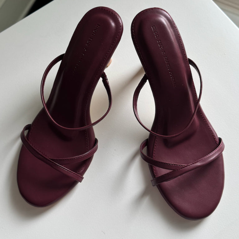 red leather (5 cm) red leather (7 cm)