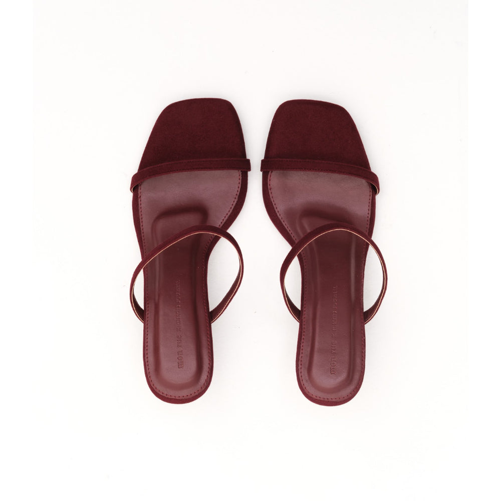 Maroon Suede