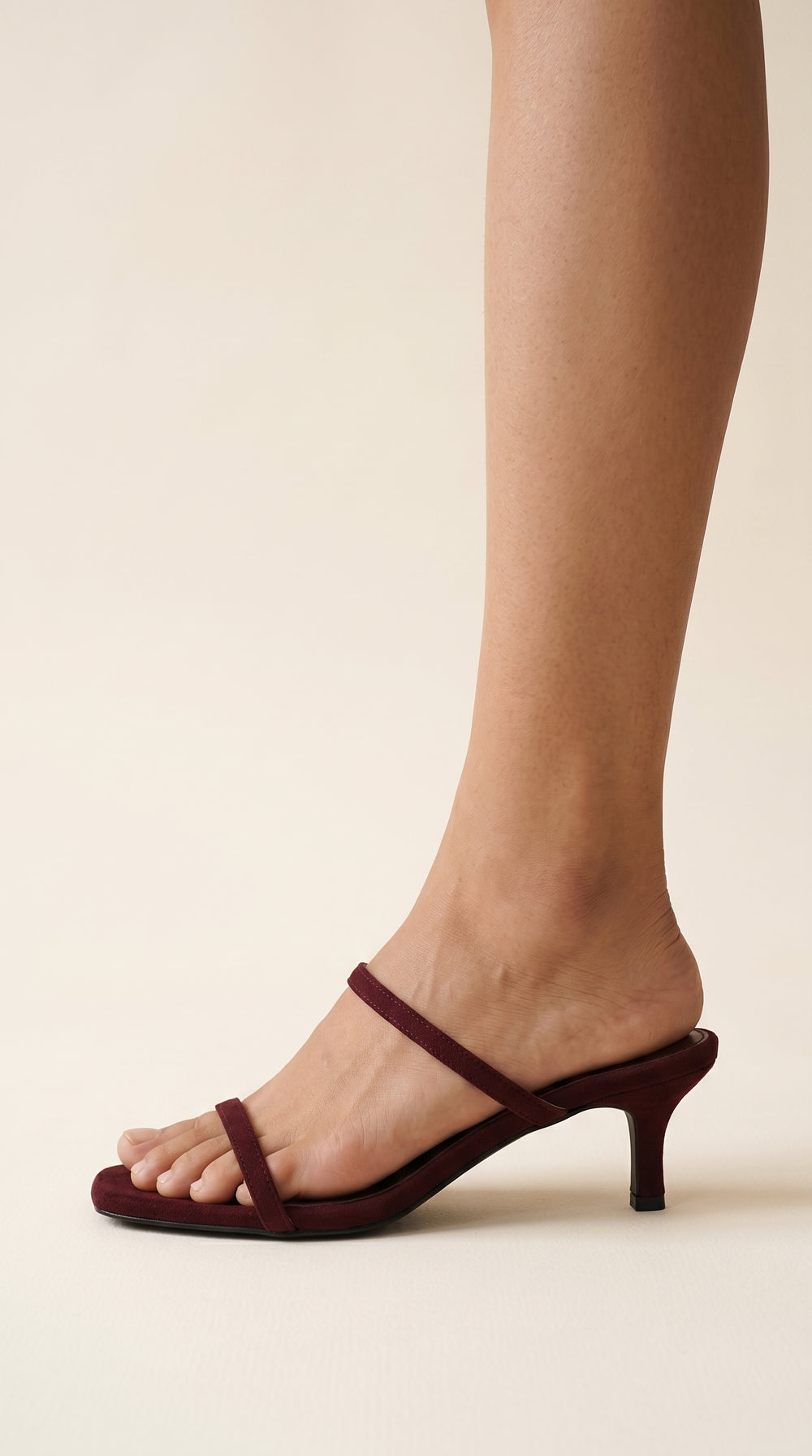 Maroon Suede