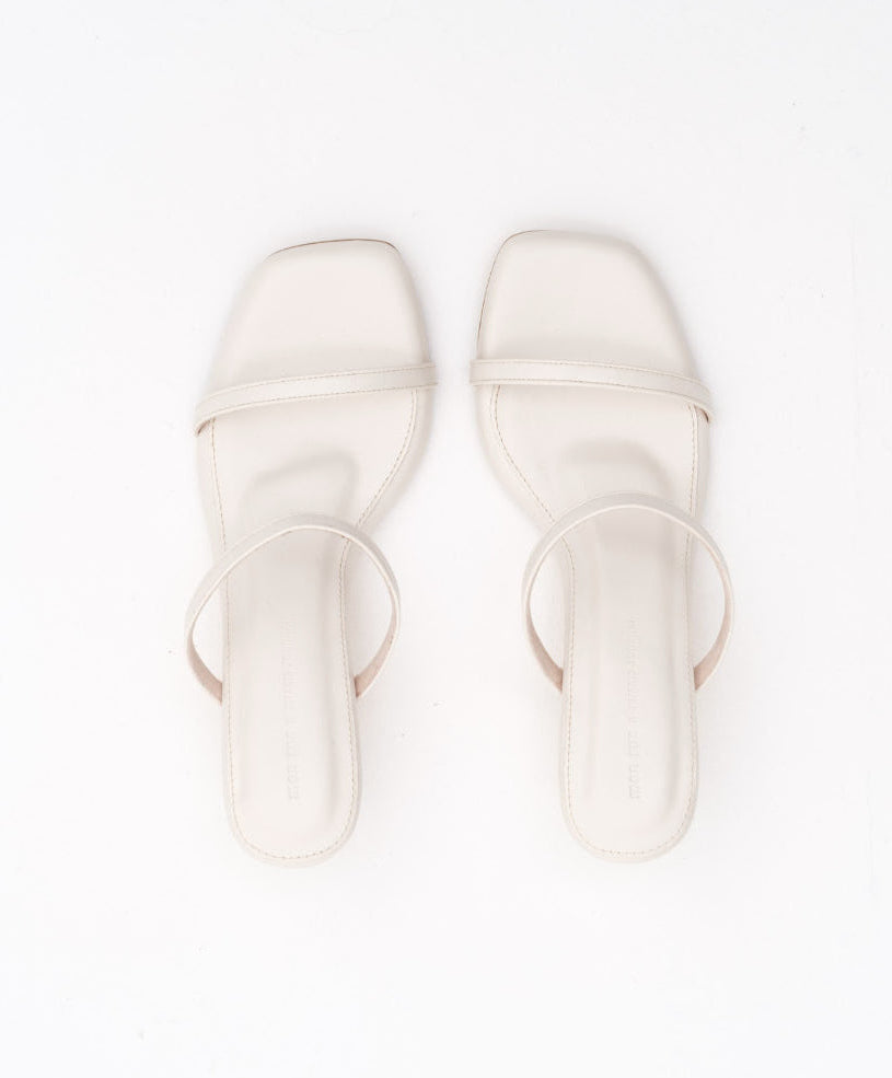 Off white leather