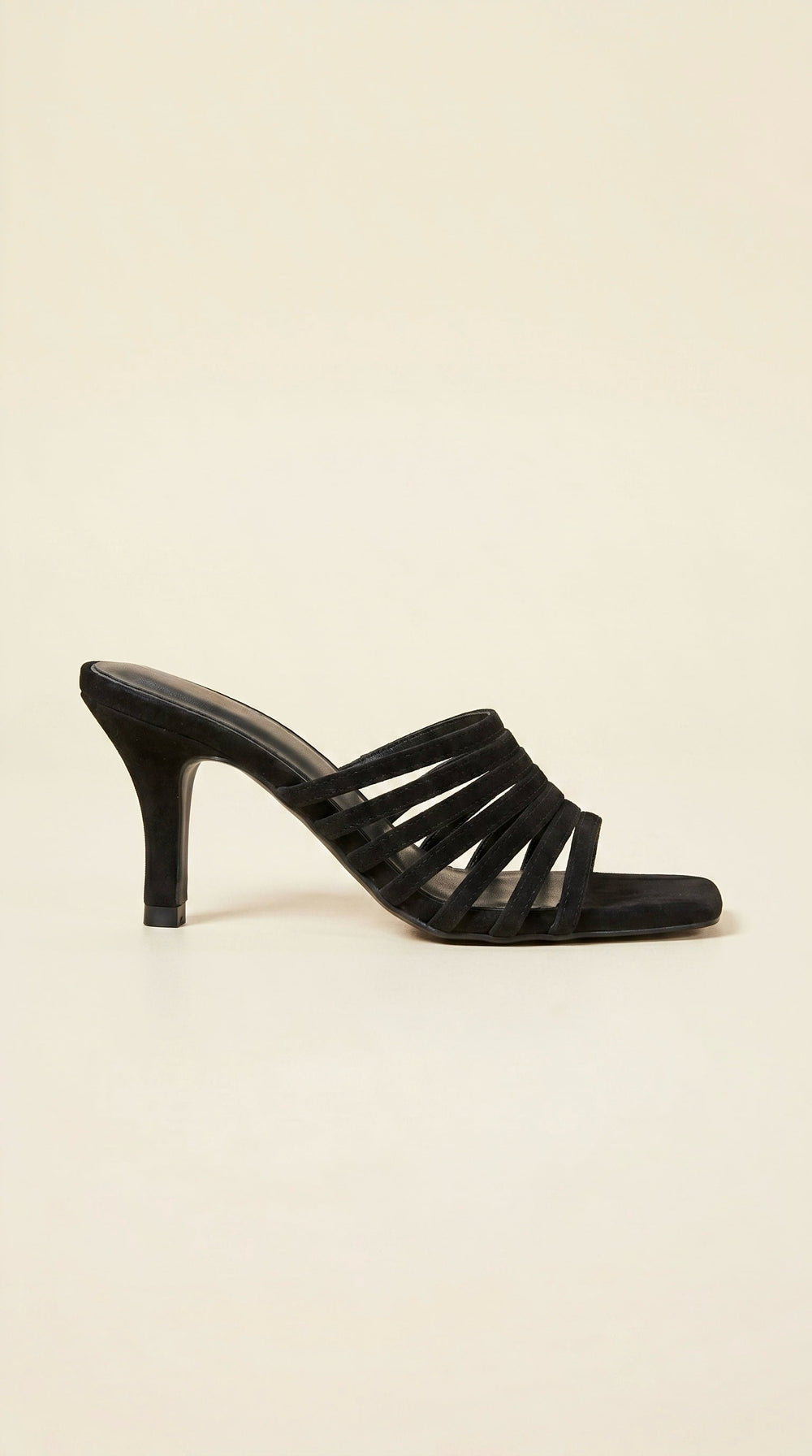 Black suede