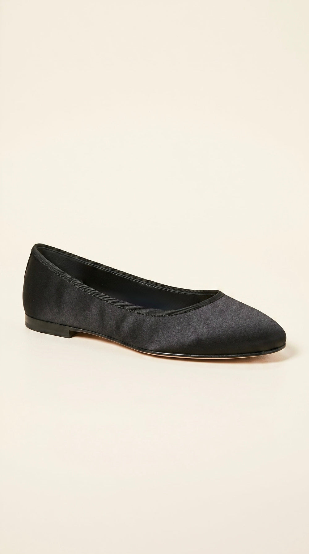black ballet flats