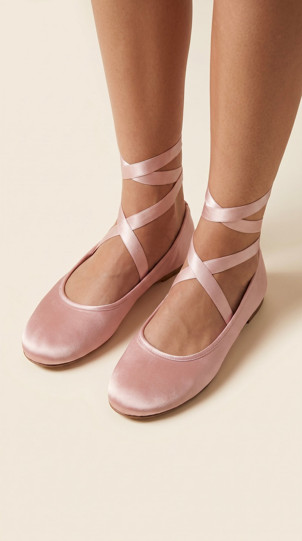 pink ballet flats