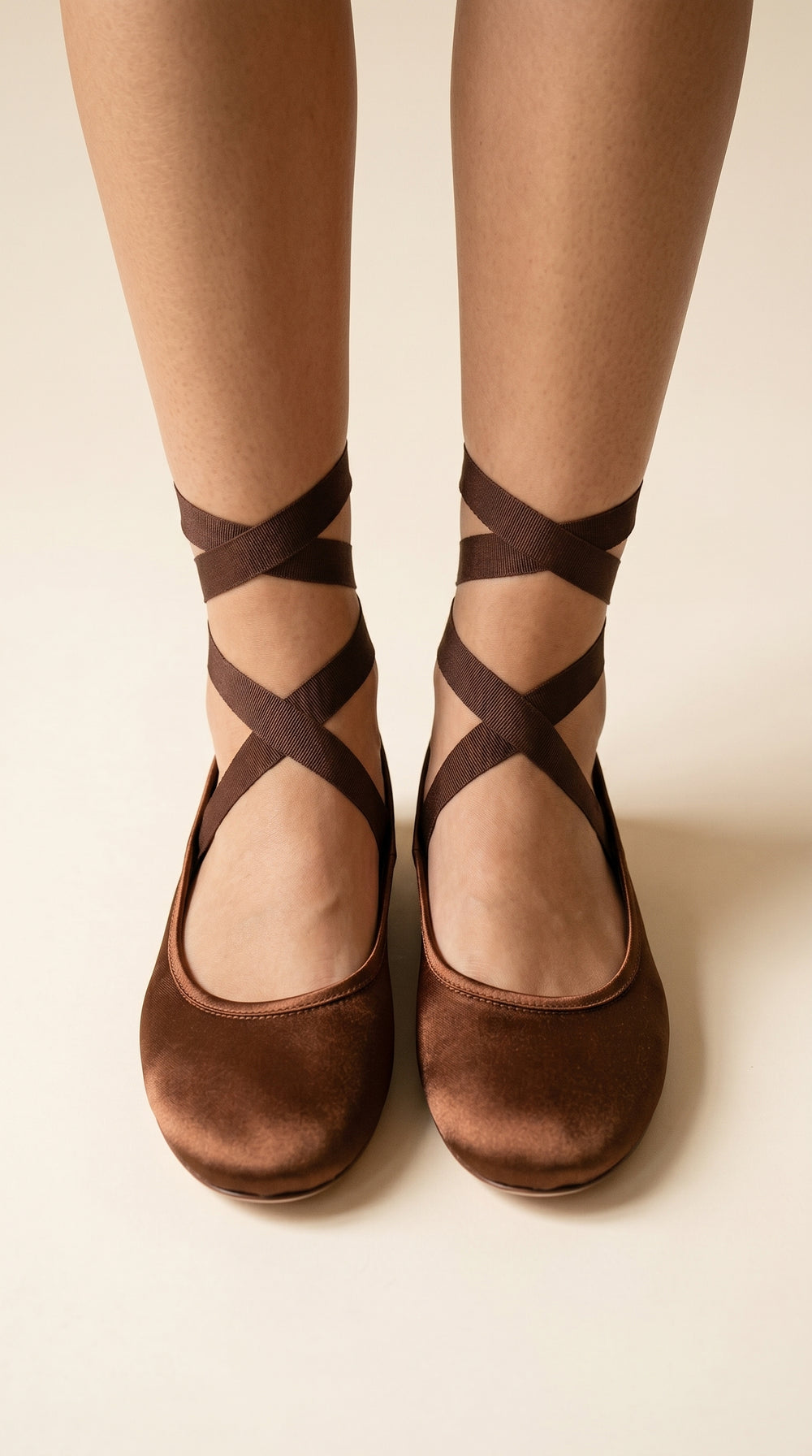 brown ballet flats