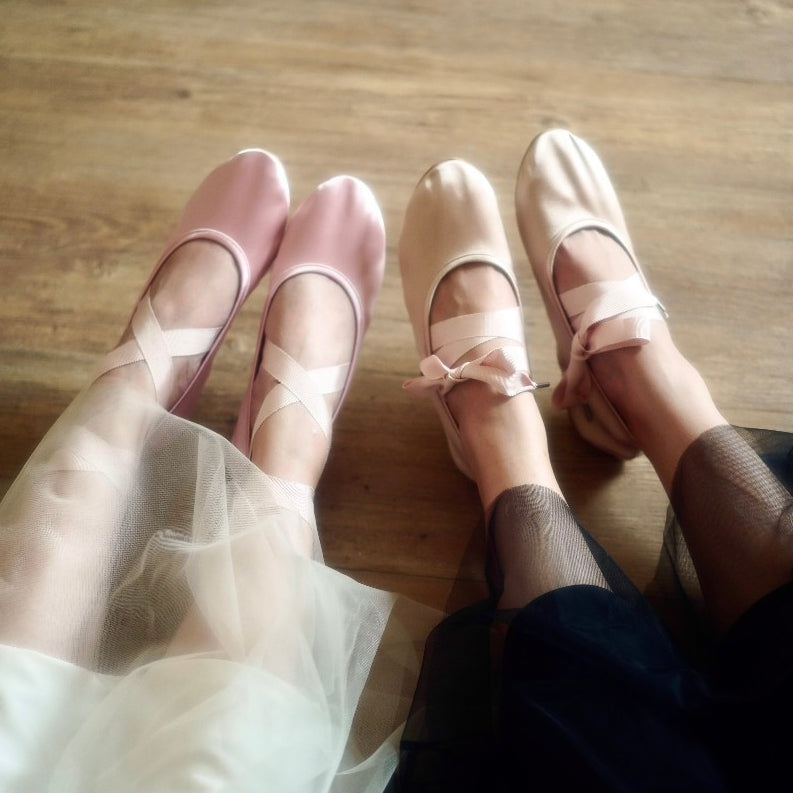 pink ballet flats flats