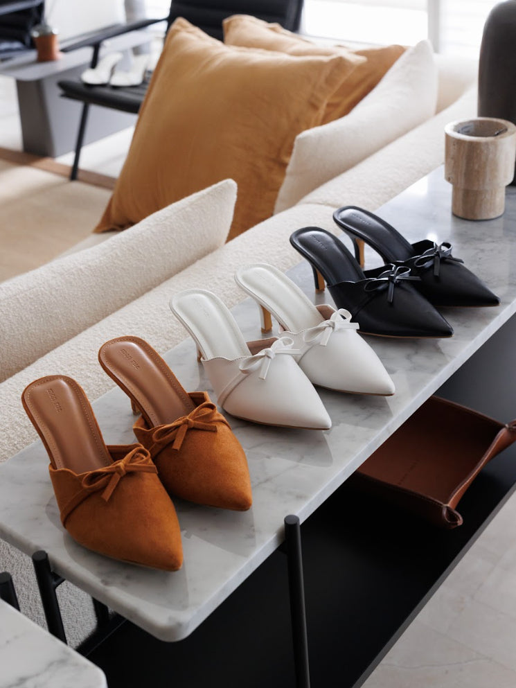 white (7 cm) black (7 cm)  tan brown (7 cm)