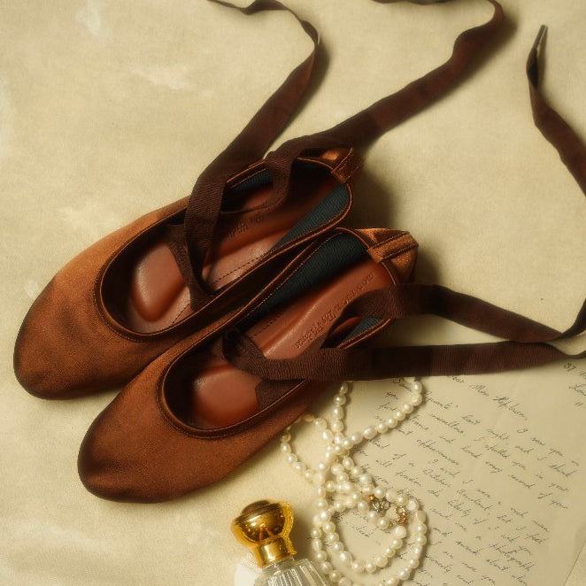 brown ballet flats